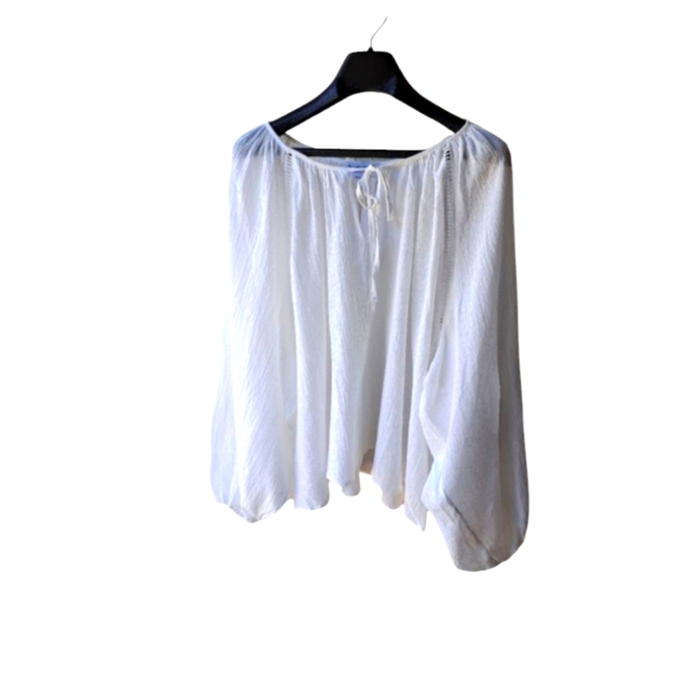 CHARLIE HOLIDAY GAUZE TOP SIZE L 8/10